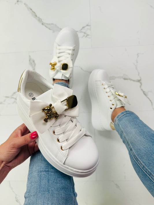 Bow White Sneaker