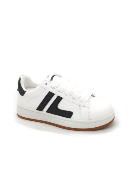 Campa White PU Sneaker