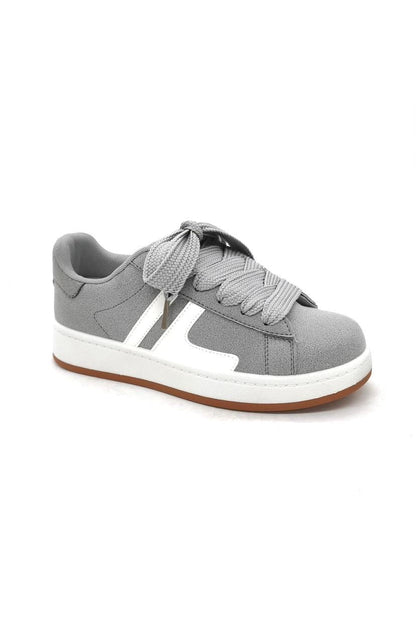 Campa Grey Suedine Sneaker