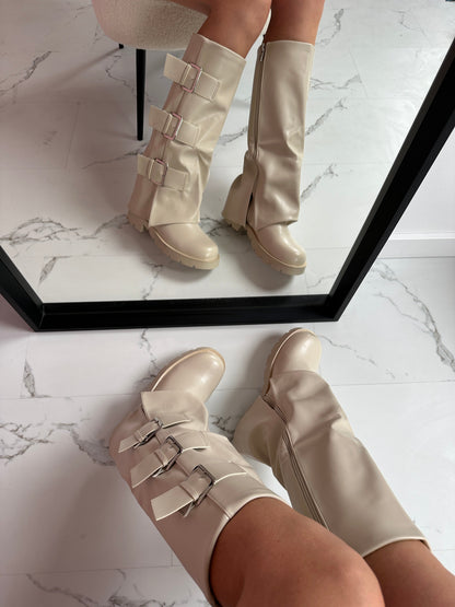 Cassie Beige Boots