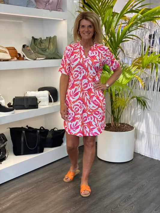 Ellie V-Neck Tunic Dress