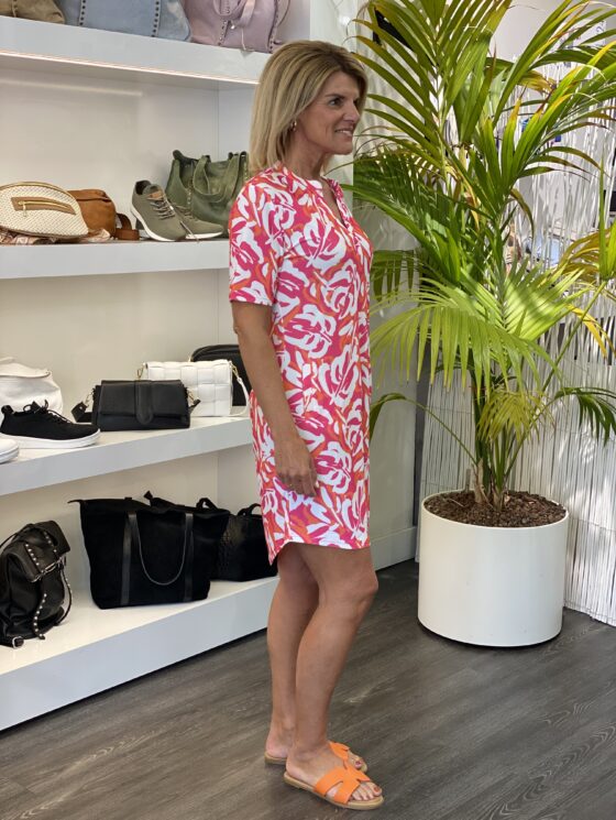 Ellie V-Neck Tunic Dress