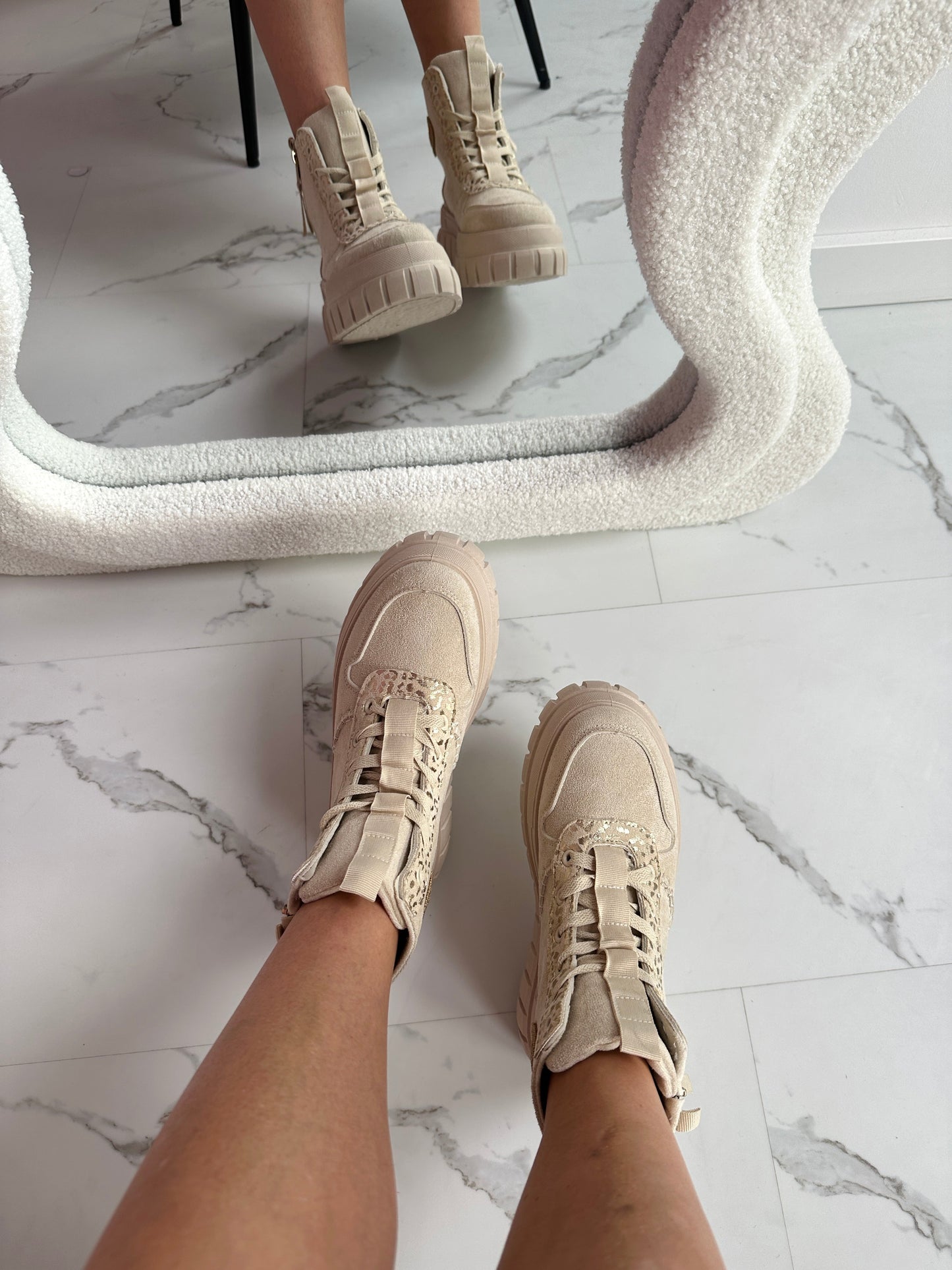 Emoji Beige shoes