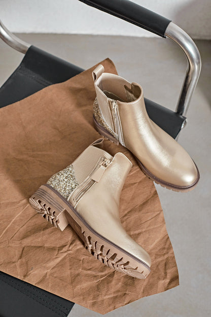 Valentien Gold Boots