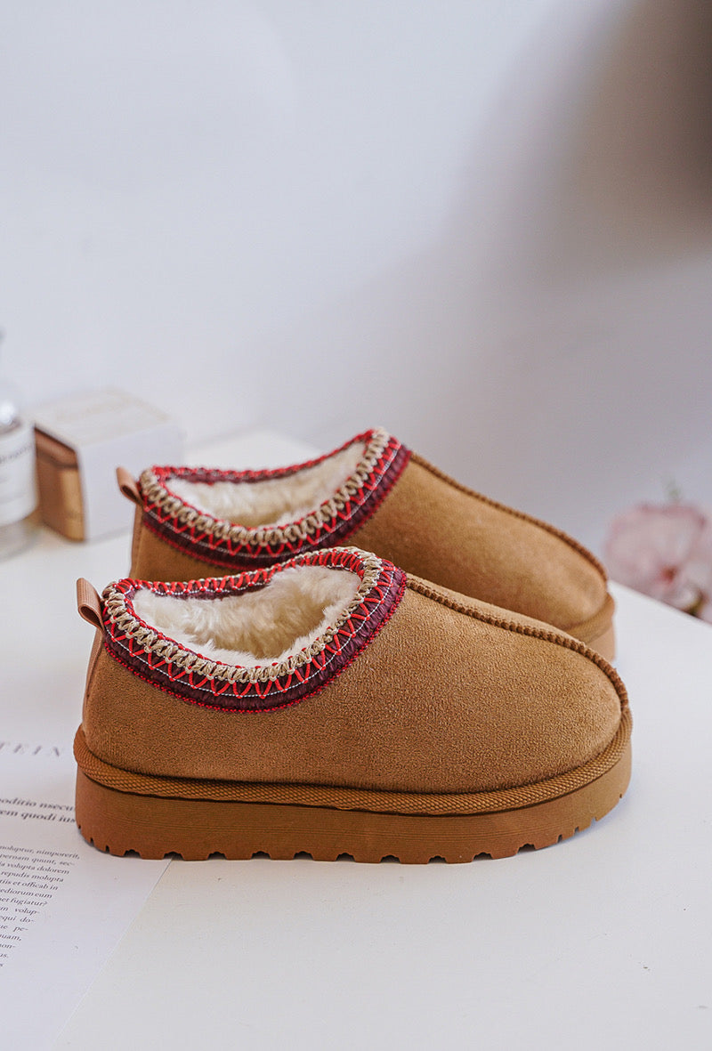 Kids Pantoffel Camel