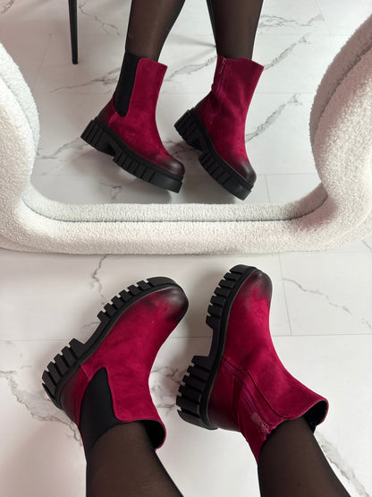 Mille Fuchsia Boots