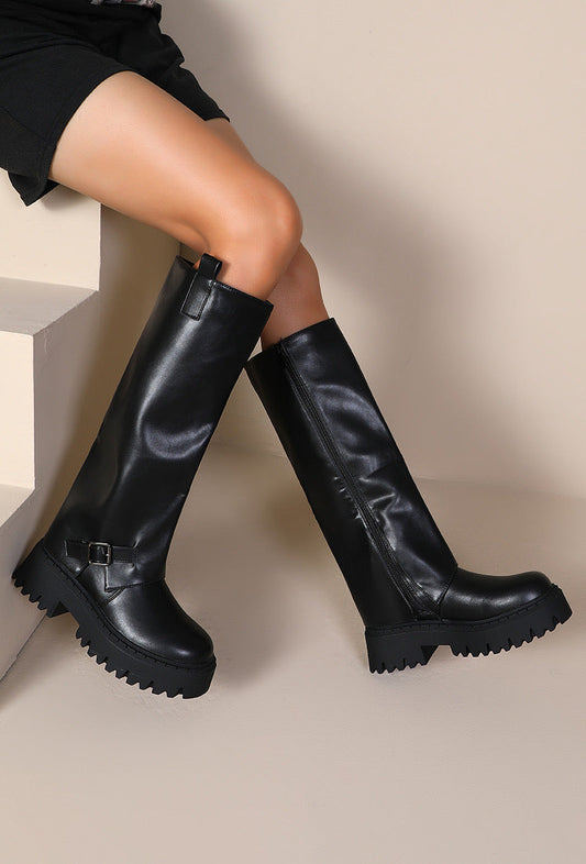 Ikina Black Boots