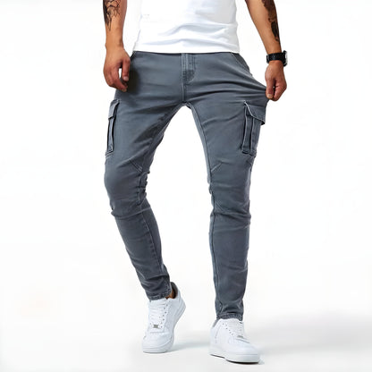 Francis - Stretch Denim Cargo Trousers