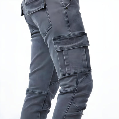 Francis - Stretch Denim Cargo Trousers