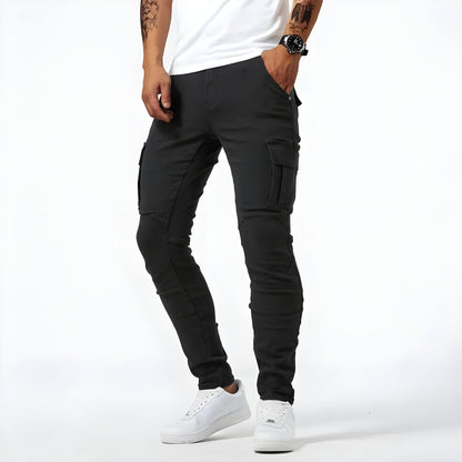 Francis - Stretch Denim Cargo Trousers