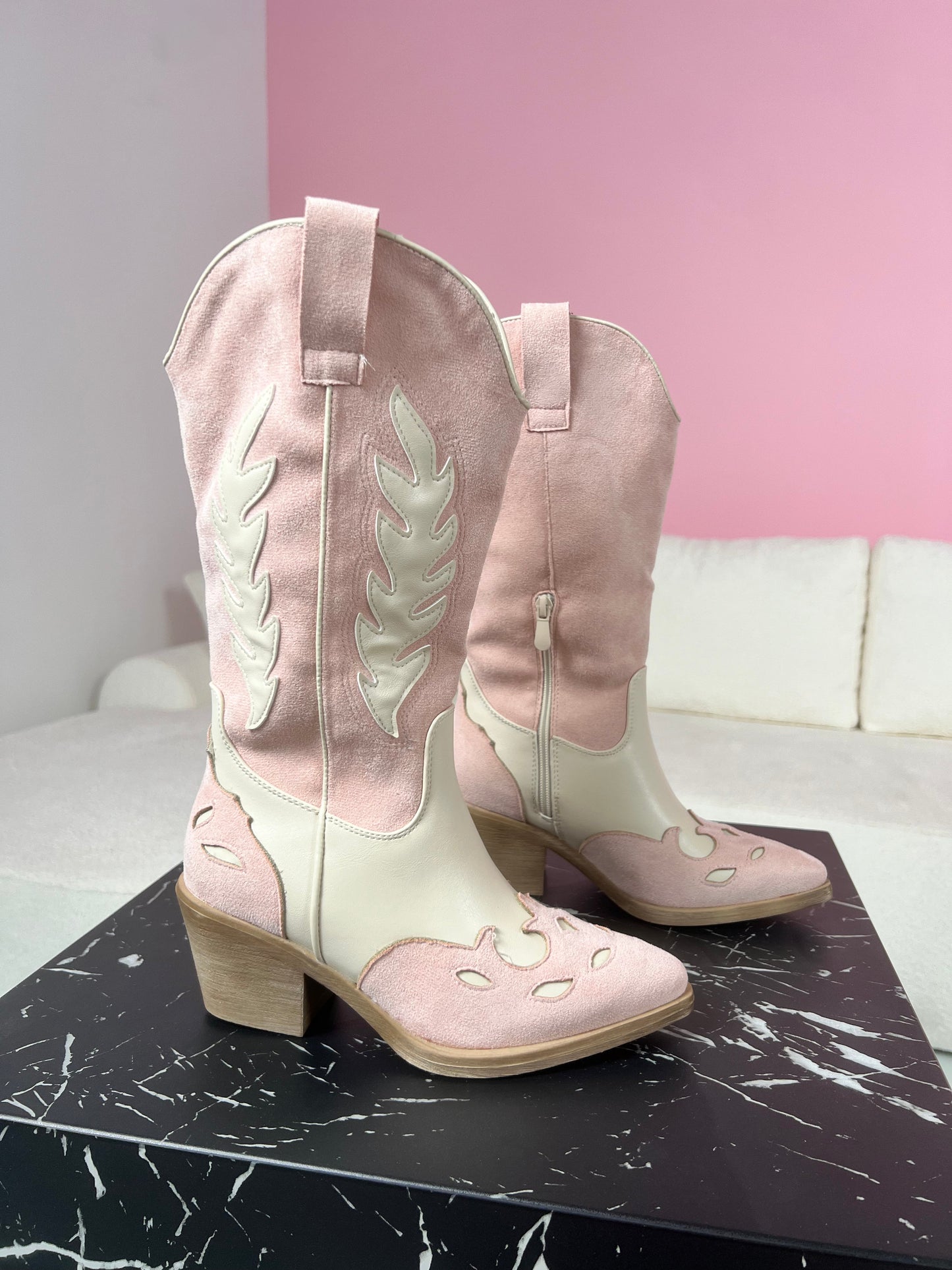 West Pink Boots