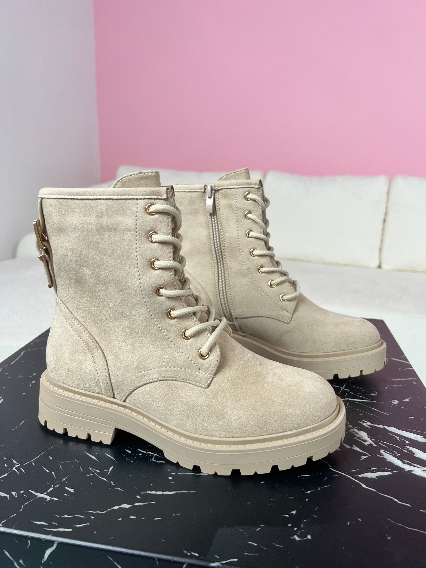 Denise Beige Boots