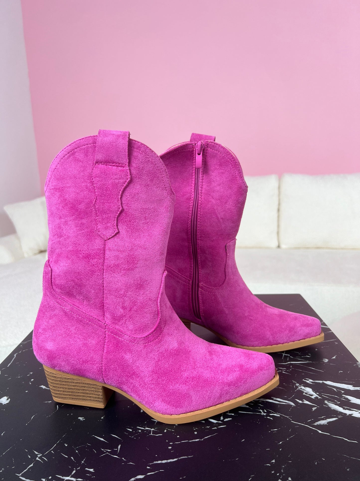 Equal Fuchsia Boots