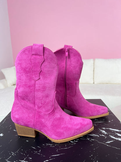 Equal Fuchsia Boots