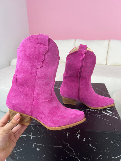 Equal Fuchsia Boots