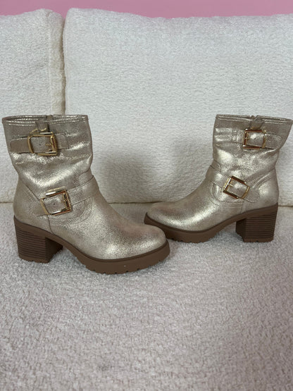 Romée Gold Boots