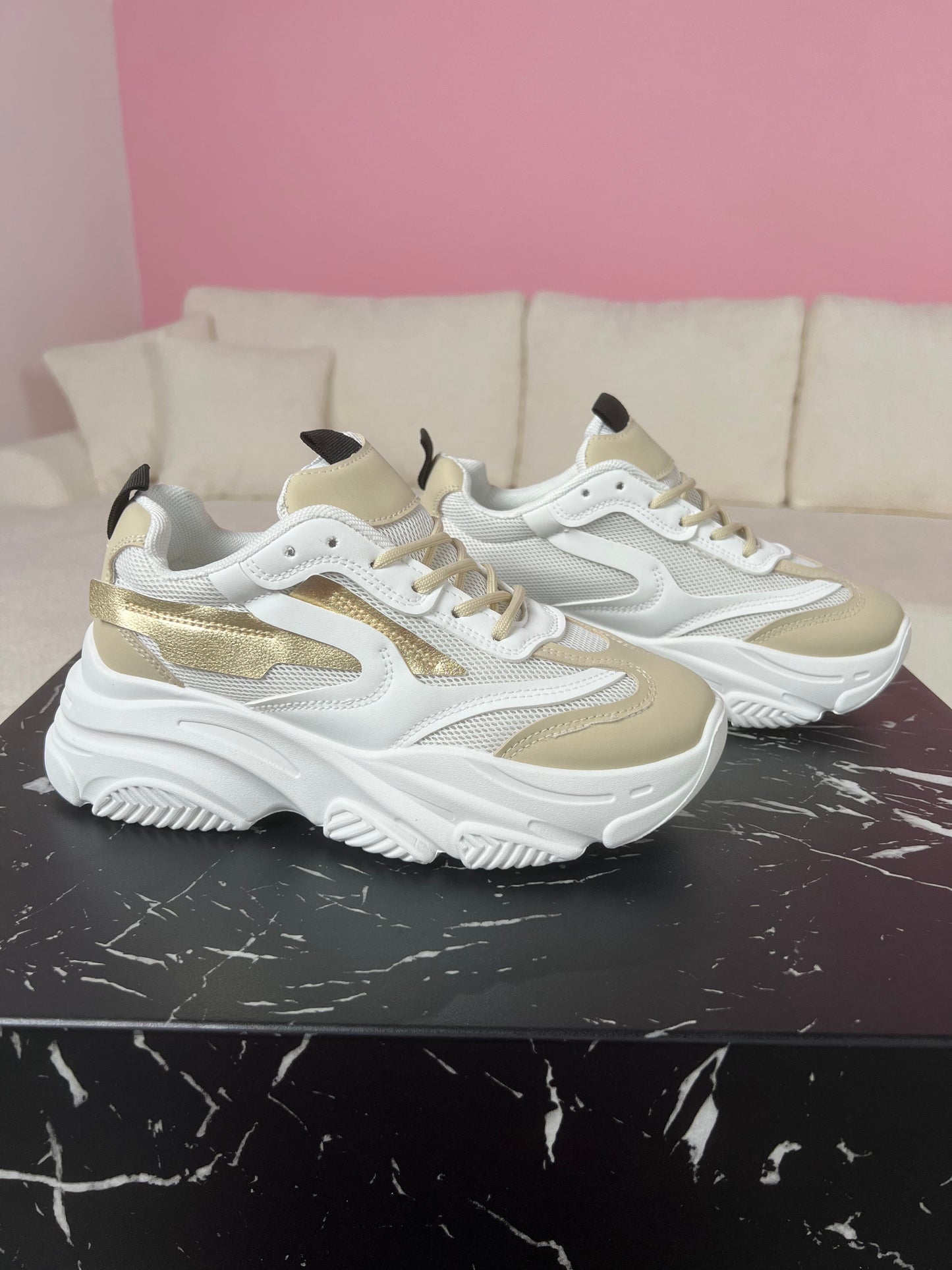 Maddy Gold Sneaker