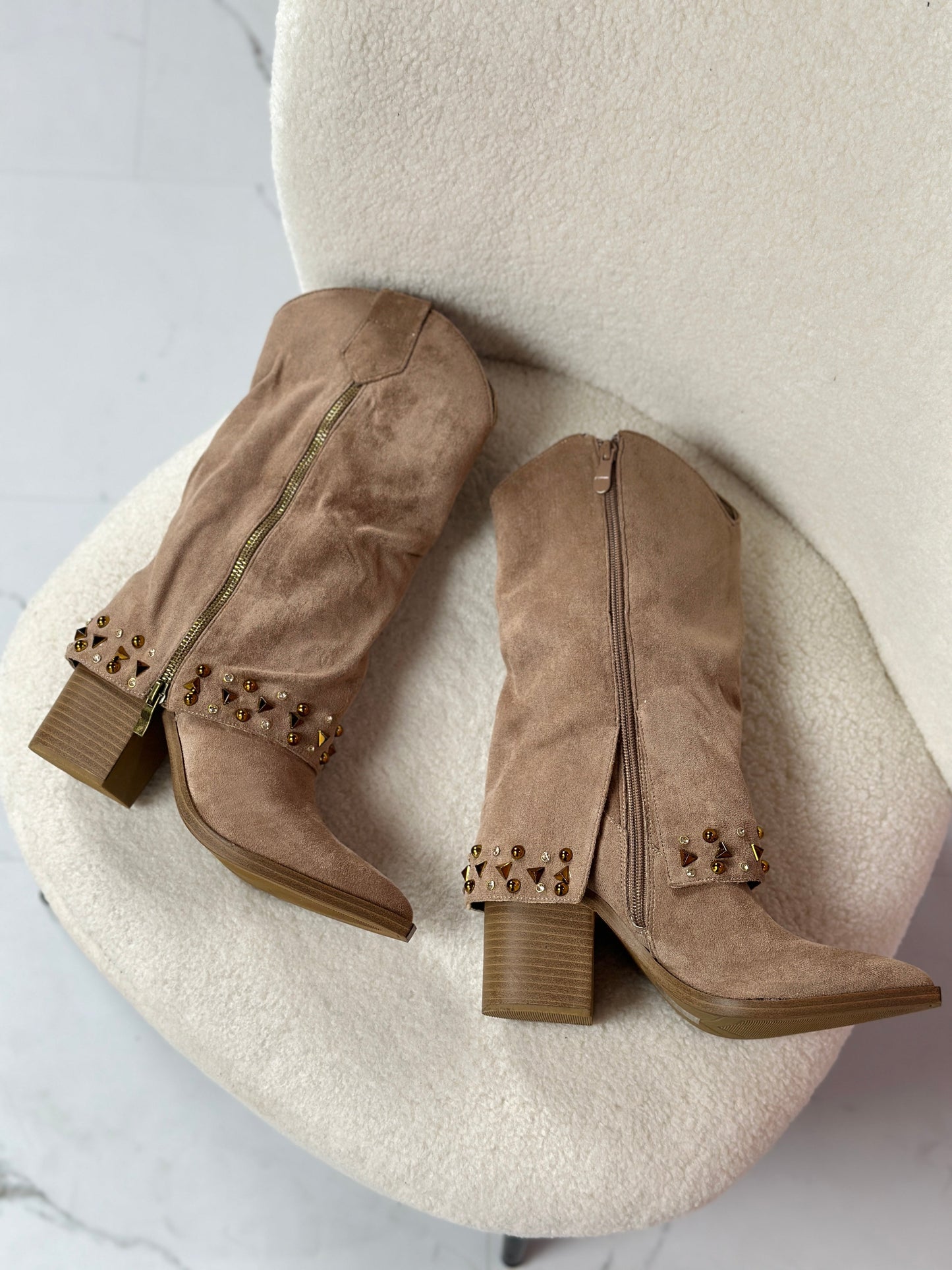 Shakira Khaki Boots