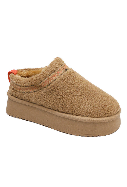 All Fury Camel Pantoffel