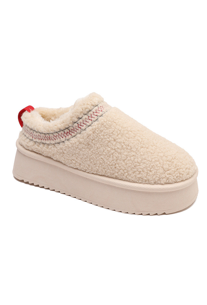 All Fury beige Pantoffel