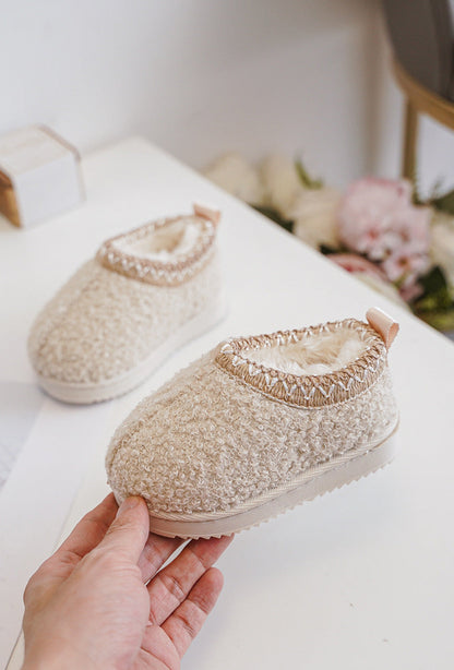 Kids Pantoffel Cozy Beige