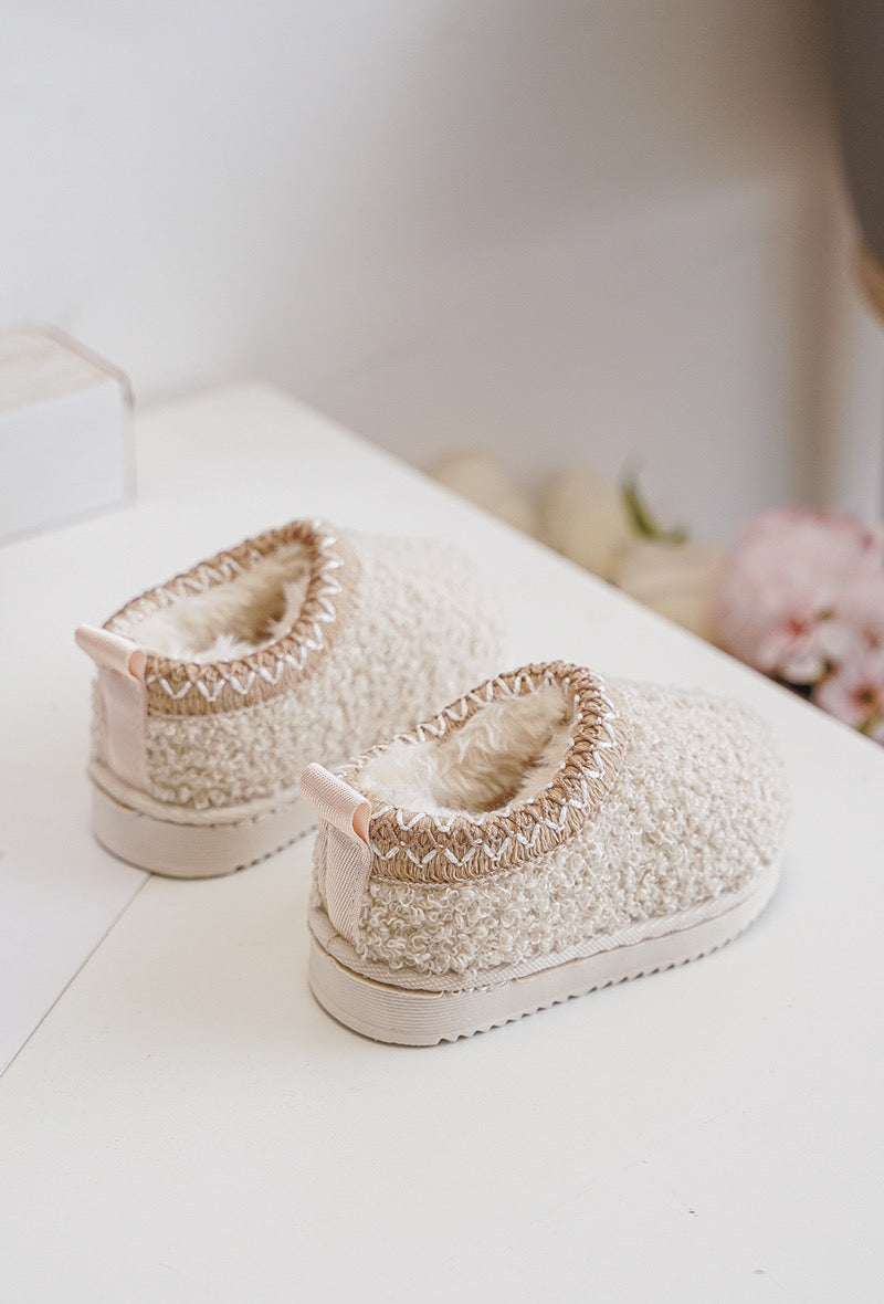 Kids Pantoffel Cozy Beige