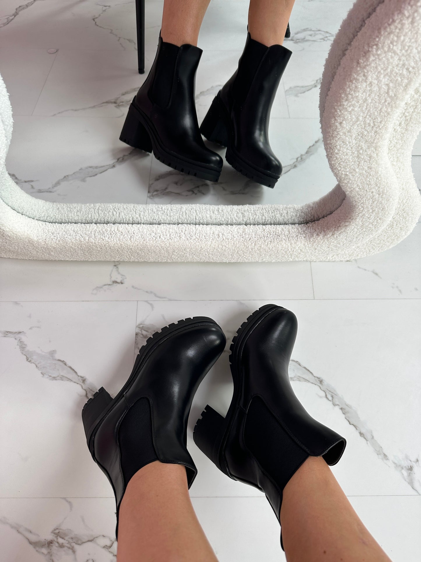 Kitty Black Heels