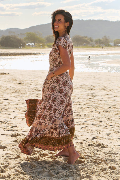 Carmen Maxi Dress - Bohemian Spirit