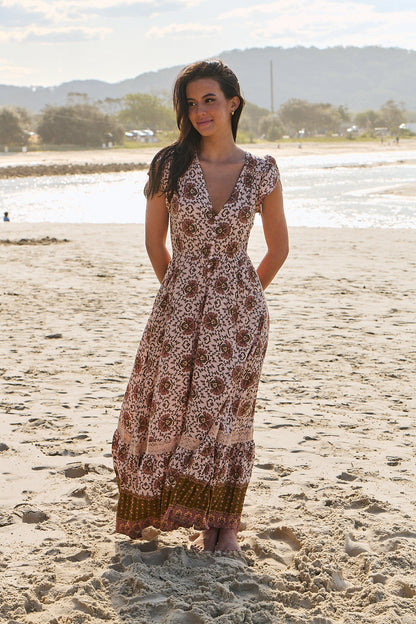 Carmen Maxi Dress - Bohemian Spirit
