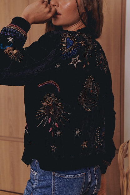 Amelia Velvet Top