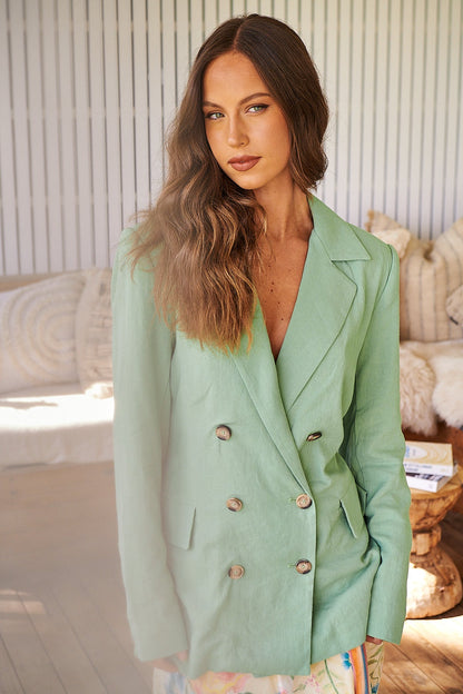 Free People Olivia Grassland Blazer