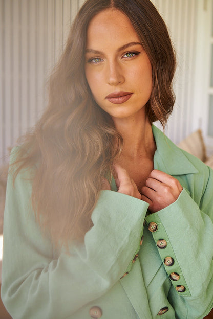 Free People Olivia Grassland Blazer