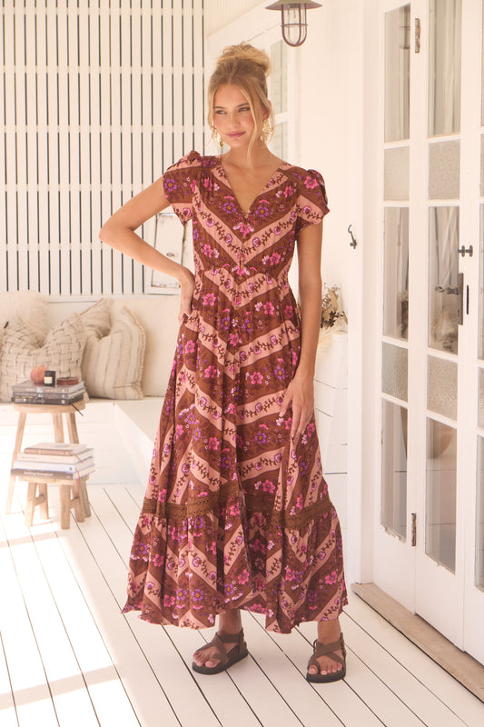 Savanna Carmen Maxi Dress