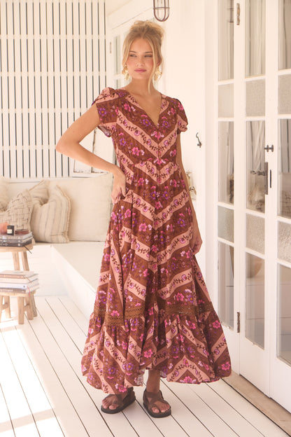 Savanna Carmen Maxi Dress
