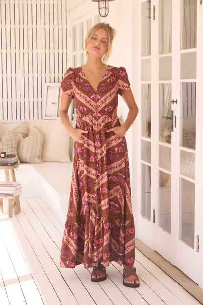 Savanna Carmen Maxi Dress