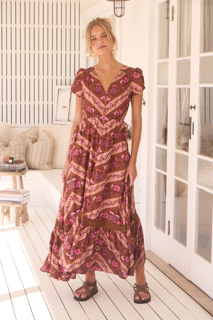 Savanna Carmen Maxi Dress