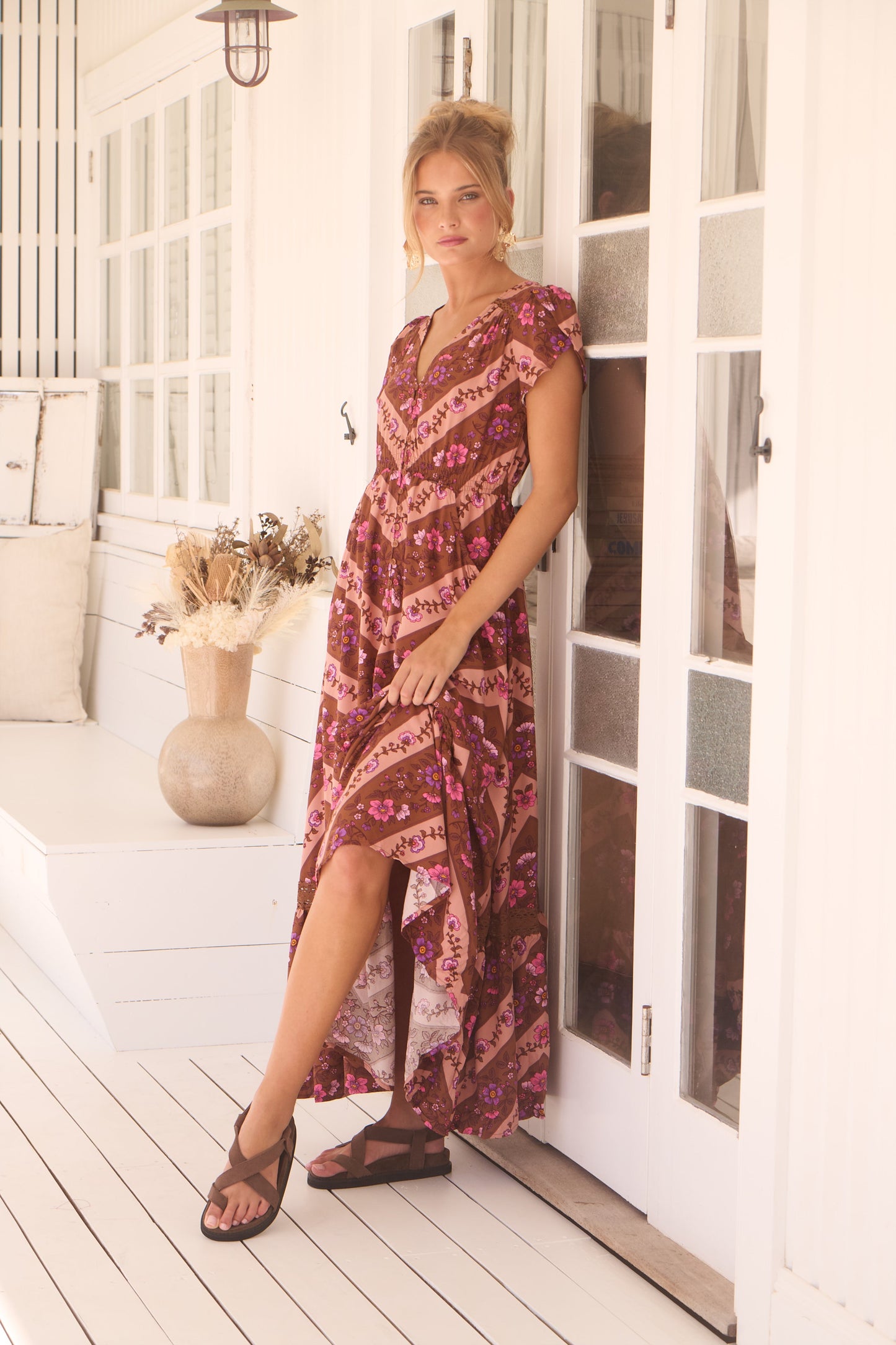 Savanna Carmen Maxi Dress
