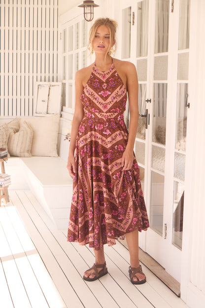 Savanna Dusk Midi Dress