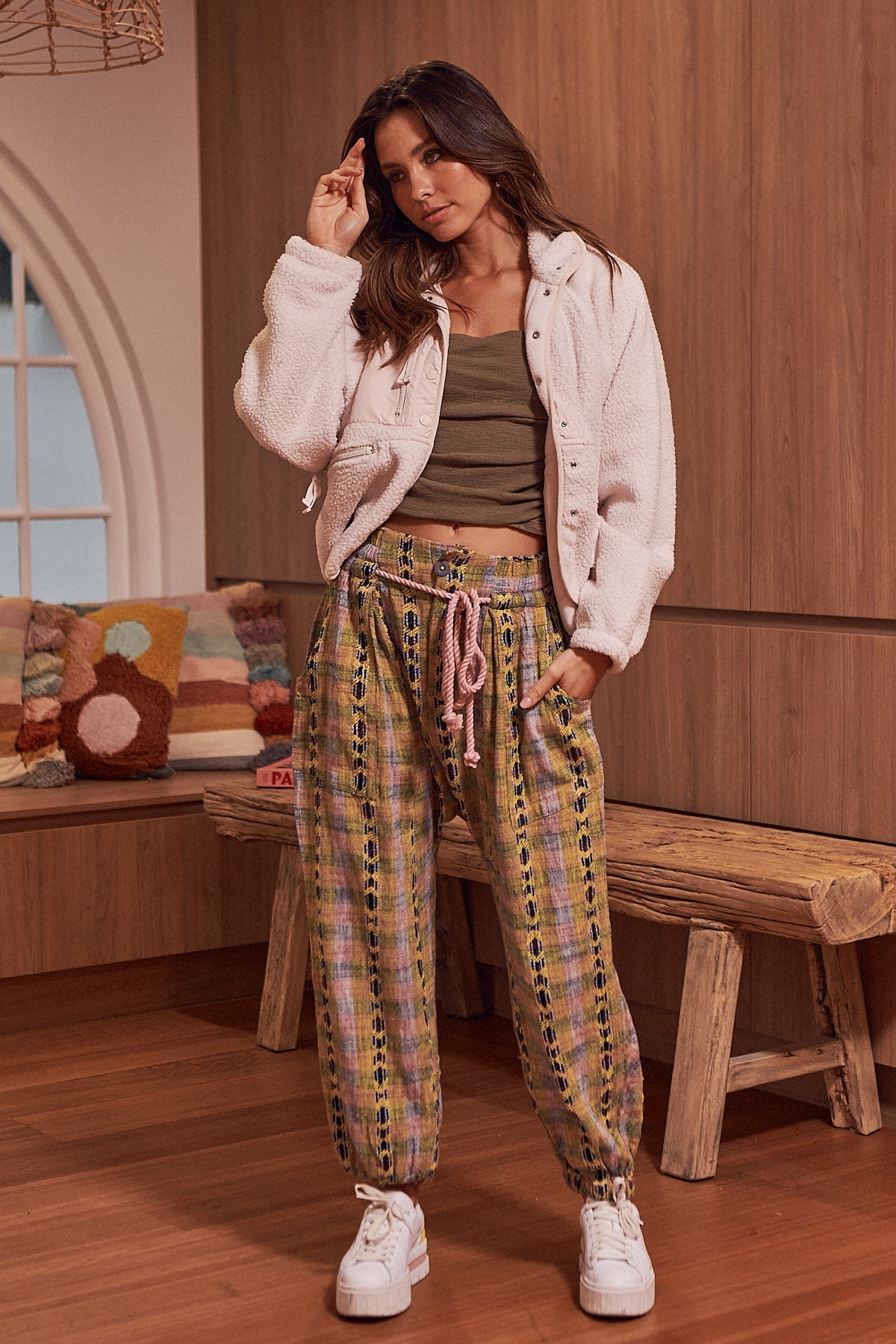 - Ava Cotton Top  
- Ella Midi Dress  
- Mia Relaxed Pants  
- Chloe Denim Jacket