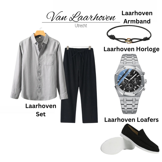 Laarhoven™ | Houtskool stalen set