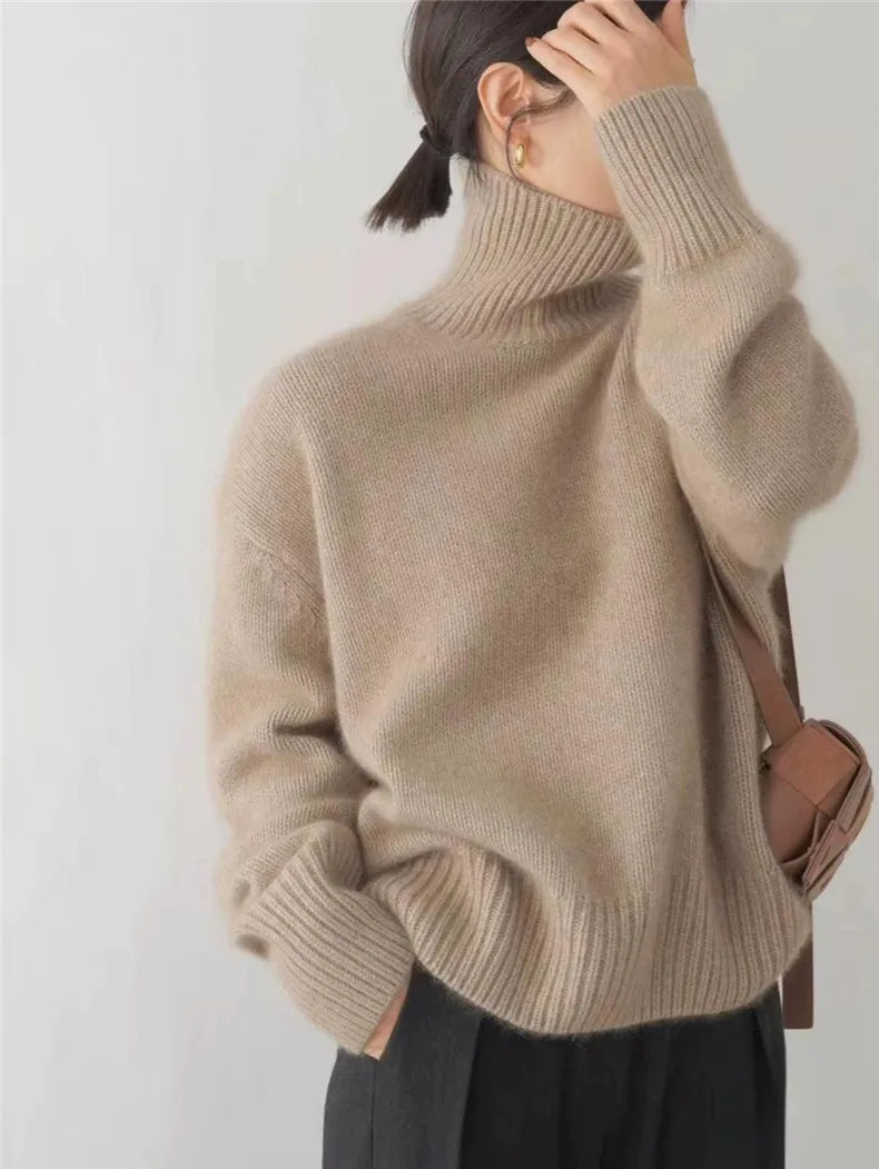 Lena™ - Cozy Knit Turtleneck Jumper