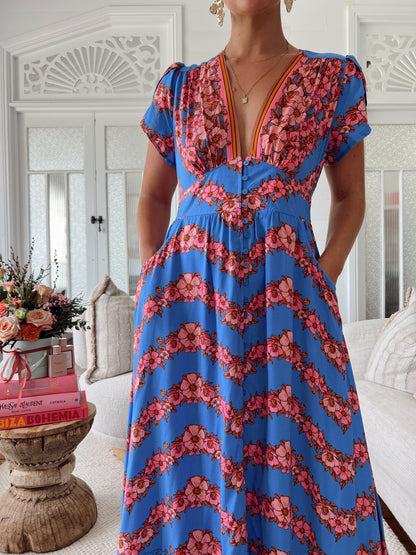 Little Flowers Tabitha Maxi Dress