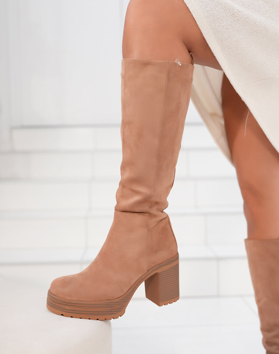 Lua Camel High Boots