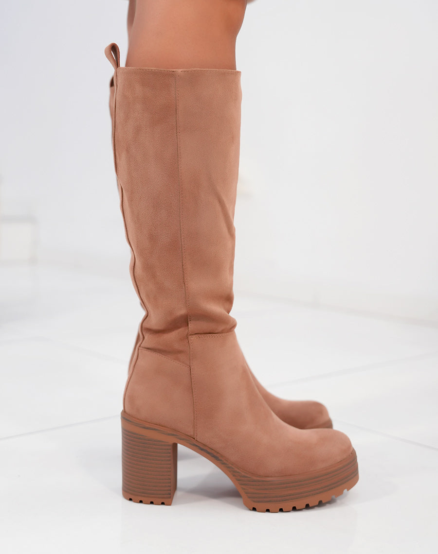 Lua Camel High Boots