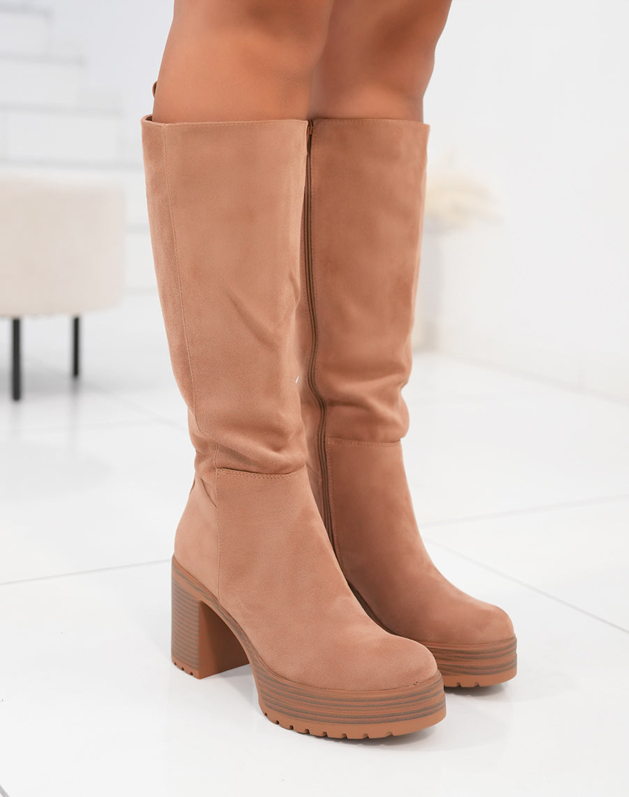 Lua Camel High Boots