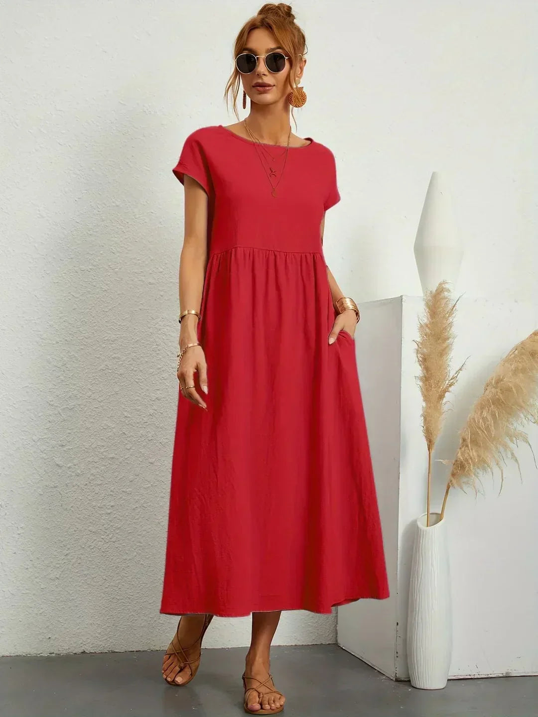 Nataly Relaxed Midi Dress