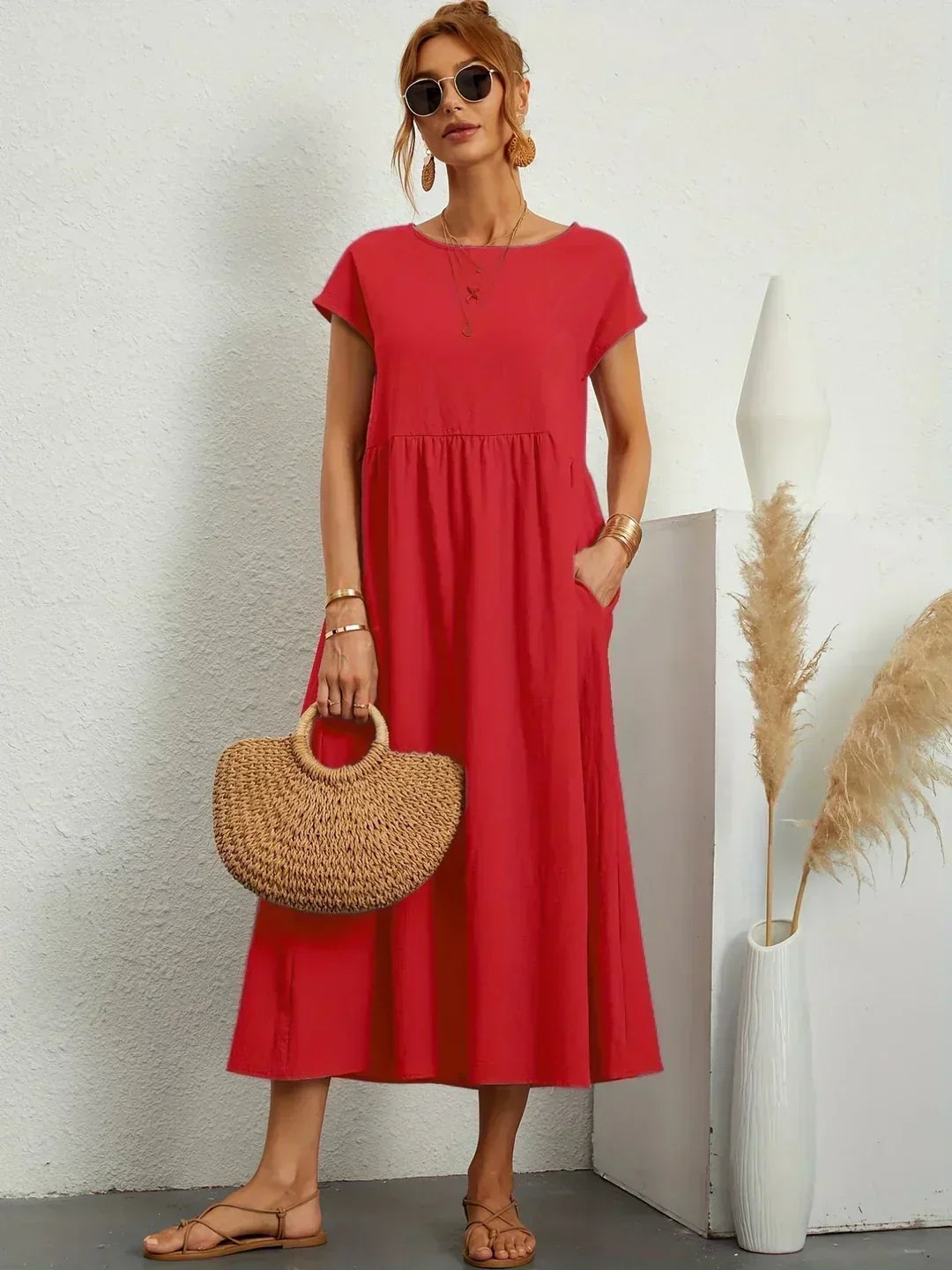 Nataly Relaxed Midi Dress