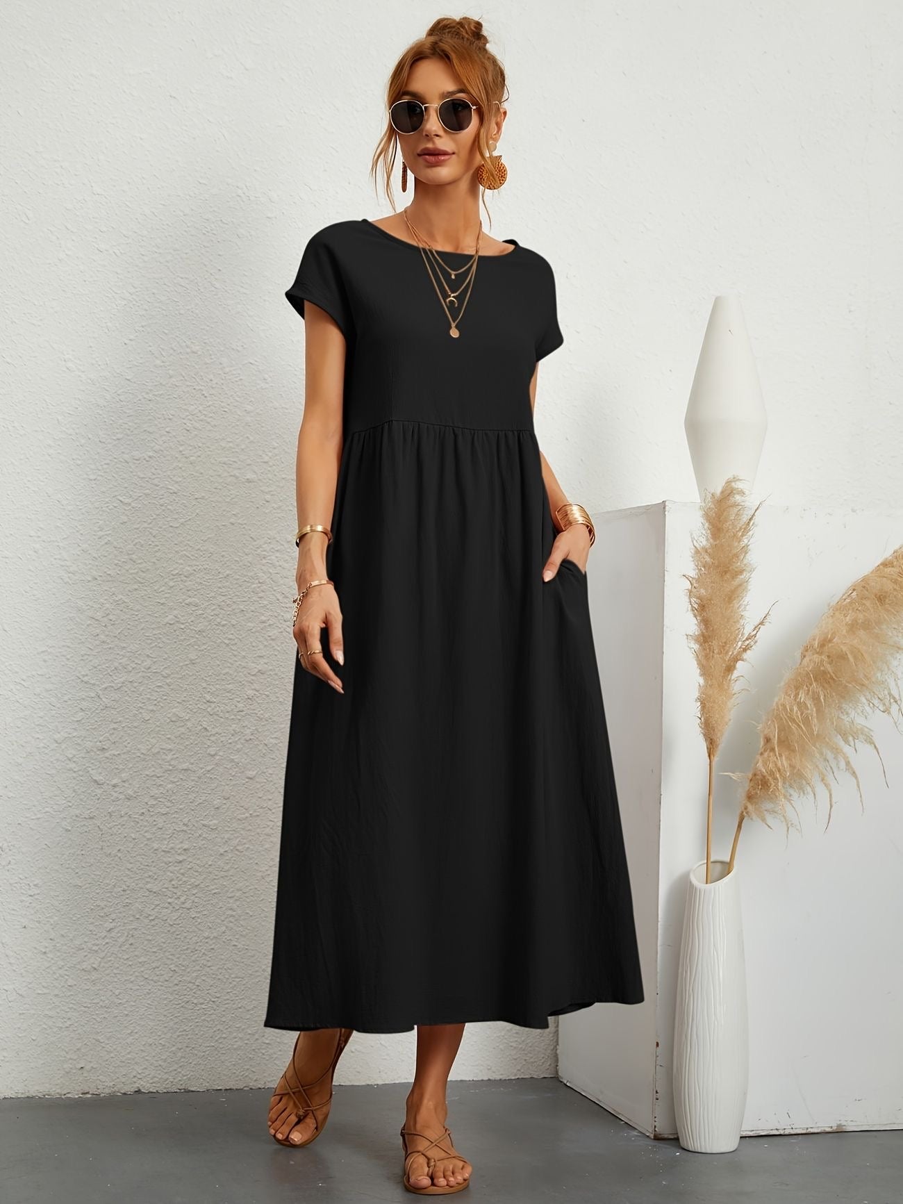 Alyssa Relaxed Midi Dress