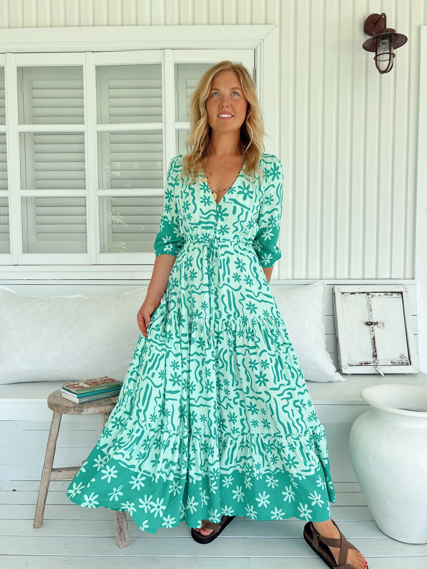 Mint Spritz Tessa Maxi Dress