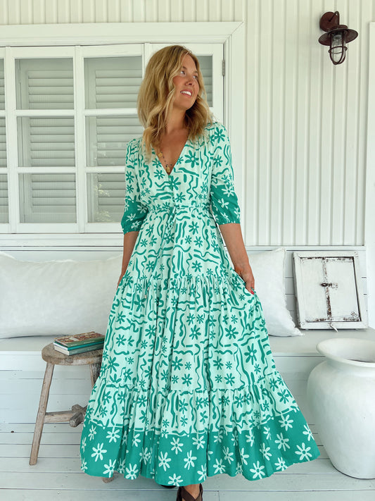 Mint Spritz Tessa Maxi Dress